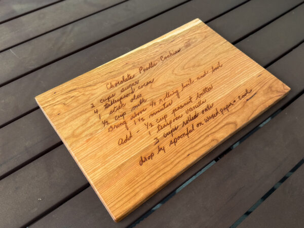Custom Family Recipe Cutting Board